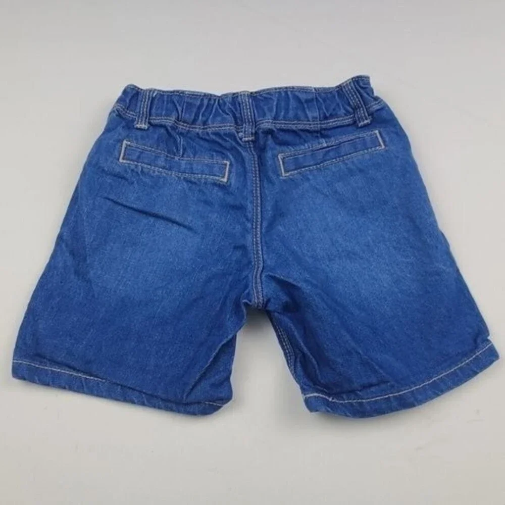 OshKosh Bgosh Toddler Girl Adjustable Waist Short Denim Jean Size 4